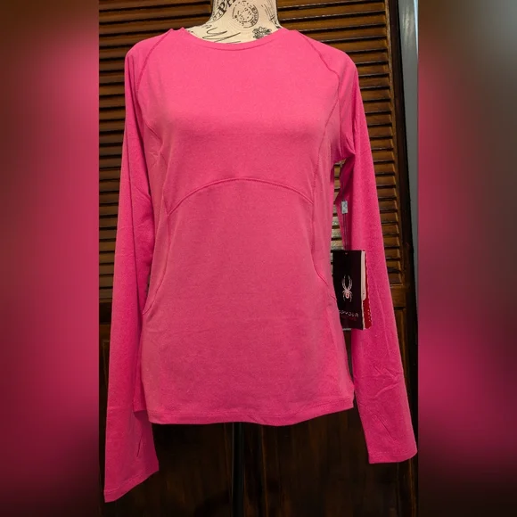 NEW WT! SPYDER ACTIVE LONG SLEEVE TOP - Picture 4 of 14